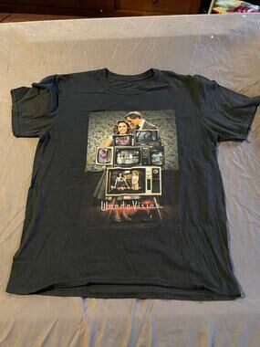 Marvel Studios WandaVision Shirt Unisex Black Short Sleeve TV Show Graphic Tee